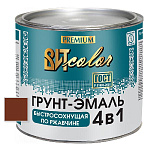Грунт-эмаль  по ржавчине красно-кор. быстросохнущая  ВИТ color  1,8 кг.