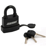 Замок навесной PDR-50-45 APECS, чугун в пластике, английский, 3 ключа, автомат БЛИСТЕР 