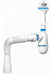 Сифон Ани 1 1/2"х40 с гибкой трубой 40х40/50 С0515