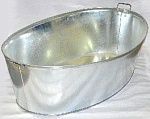 Ванна оцинк. 120 л овальная