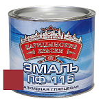 Эмаль вишня ПФ 115  2,7 кг.