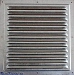 Решетка вент. металлическая оцинк. 200х200мм 