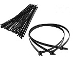 Хомут нейлоновый 4,8х300мм (100шт) черный