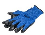 Перчатки синие с черной ладонью PU-508