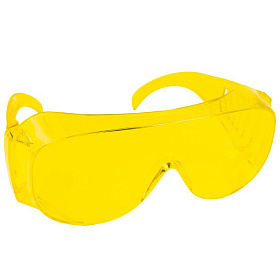 Очки защитные MAXPILER MSG-202 (поликарбонат, желтые, покрытие абсолют, повышен контрастность)