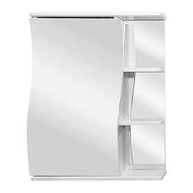 Шкаф с зеркалом "Волна 600" 716х600х154мм левая