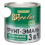 Грунт-эмаль по ржавчине 3 в 1 белая ВИТ color/ВИТ колор  2,6 кг.