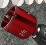 Коронка алмазная по керамограниту и мрамору с напр. сверлом 30мм Hardcore