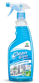 Средство д/блеска стекол и зеркал GRASS Clean Glass Голубая лагуна 600мл