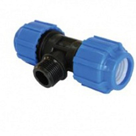 Тройник ПЭ нар.р. ф40*1 1/4 