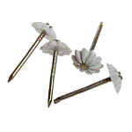 Гвозди  25х1,6 (50 шт) мебельные белые