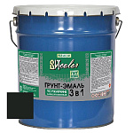 Грунт-эмаль по ржавчине 3 в 1 черная ВИТ color 20 кг.