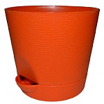 Горшок для цветов Элеганс 3,0л оранж.