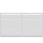 Решетка радиаторная белая (0,6х0,9м)