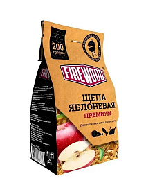 Щепа для коптильни Яблоня 0,2кг Firewood 110502