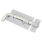 Засов накладной Секрет Киров ЗД-03 круглый Г-образый серый металлик