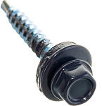 Саморез д/мет.черепицы 4,8х35 мм. (250 шт) серый графит RAL7024 