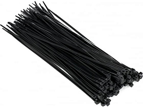 Хомут нейлоновый 4,8х250мм (100шт) черный