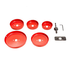 Набор коронок по дереву, 8шт Креост 