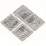 Ремкомплект для москитной сетки (заплатка самоклеющаяся, 2шт 5х5см, 1шт 5х10см)