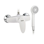 Смеситель в душ BRIMIX шаровый, из высокопрочного пластика АБС, белый