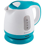 Чайник эл. ENERGY E-275 (1л, диск) бело-бирюзовый    