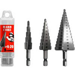 Сверло по металлу шаговое спиральное 6-35мм (13 ступ.) Hardcore Torsion step