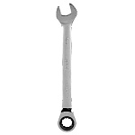 Ключ комбинированный с храповым механизмом P.I.T. ADVANCE HRCW01-0017 (17мм, 40CrV, 90 зубцов, NiCr)