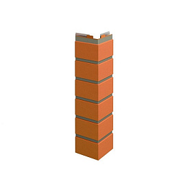 Угол наружный ТН  ОПТИМА Клинкер (красно-коричневый) 0,092х0,42м    