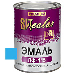 Эмаль светло-голубая ПФ 115 ГОСТ ВИТ color   0,8 кг.
