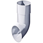 Слив трубы ТехноНИКОЛЬ ПВХ, белый 