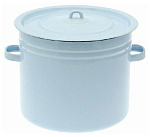 Кастрюля эмал.  8,0 л с41620.П/с41620 цилиндр, Сибирские товары