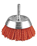 Кордщетка чашечная P.I.T. 75x1,2мм, нейлоновая проволока, хвостовик 6 мм (APLS11-CN75)