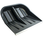 Лопата снеговая 410х360мм Метель №2 с оц. планкой 