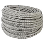 Труба гофр. 20 мм ПВХ (серая) с зонд. лёгкая (10м) 