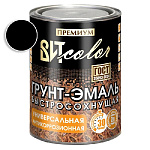 Грунт-эмаль быстросохнущая универсальная черная RAL 9005 ВИТ color/ВИТ колор  0,8 кг.