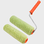 Валик полиакрил зел. 180мм, d42мм, ворс 18мм, ручка 6мм