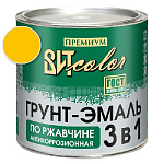 Грунт-эмаль по ржавчине 3 в 1 желтая ВИТ color/ВИТ колор  2,6 кг.