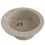 Мойка ML-GMS01 СТАНДАРТ круглая, песочный (302), 475мм (глуб. чаши 194)