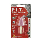 Шарошка абразивная конусная P.I.T. 25x30 мм, хвостовик 6 мм (APLS15-CP25)