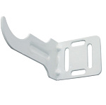 Кронштейн д/радиатора белый левый