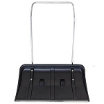 Скрепер  движок пластиковый 800х440 на колесиках черный