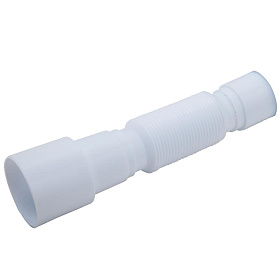 Труба гибкая ОРИОН 40х40/50 длина 370мм б/гайки