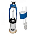 Арматура д/бач. с ниж. подв. 57,14,0 бел./кнопка Псков