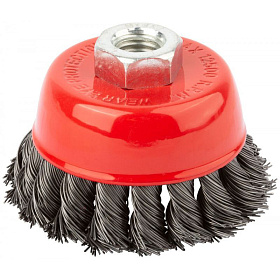 Коршетка-насадка "Чашка" 70 мм. витая "USPEХ"