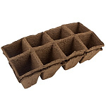 Горшок торфяной 70*70 квадрат (16шт)