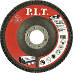 Круг лепестковый шлифовальный P.I.T. 125x22,2 мм, A80 (APLS01-12580)