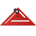 Угольник Свенсона метрический плотницкий с разметочным маркером P.I.T. DRUA HSQR04-0180C (180 мм)