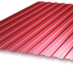 Профнастил МП20 1150(1100)х3000 мм. красное вино 3005