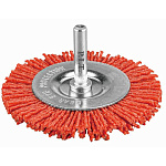Кордщетка дисковая P.I.T.75x1,2мм, нейлоновая проволока, хвостовик 6 мм (APLS11-N075)
